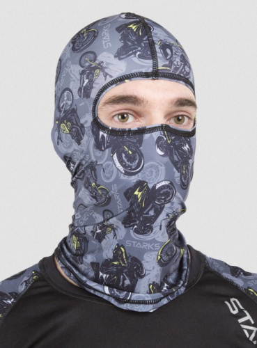 Starks Подшлемник Light Print Moto Серый принт в Ярославле