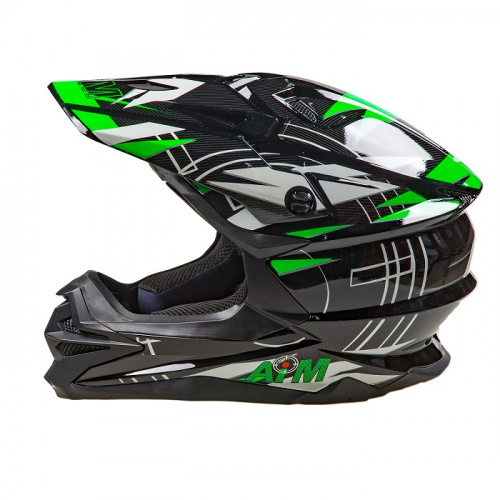 AiM Шлем кроссовый JK803S Green/Black в Ярославле