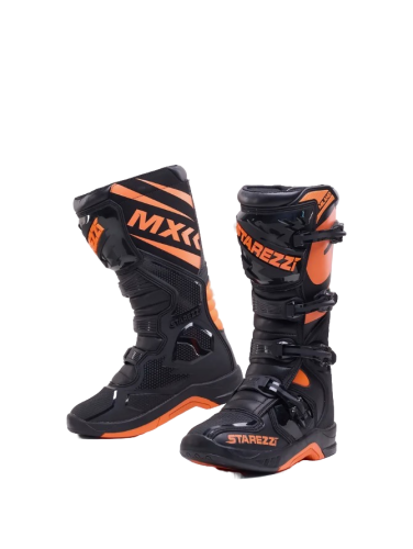 Starezzi Мотоботы Milano Black/Orange в Ярославле