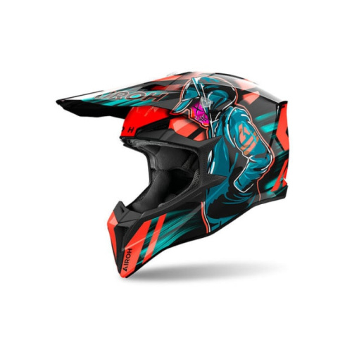 Airoh Шлем Wraaap Cyber Orange Glossy в Ярославле