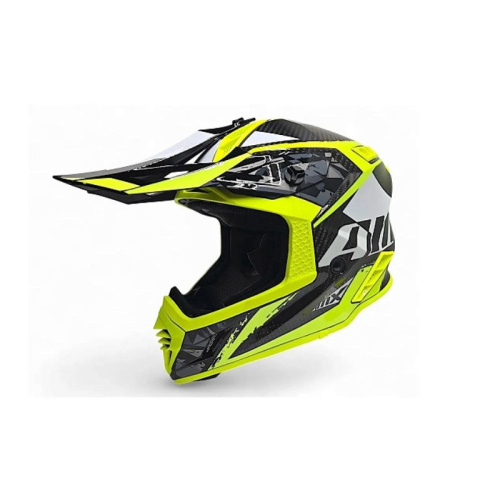 AiM Шлем RH855 Carbon Terrain Black/Yellow в Ярославле