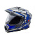 AIM Шлем кросс/эндуро JK802S Blue/Grey/Black в Ярославле