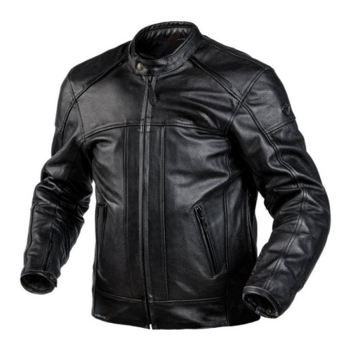 Scout куртка кожаная Daytona Waterproof Black в Ярославле