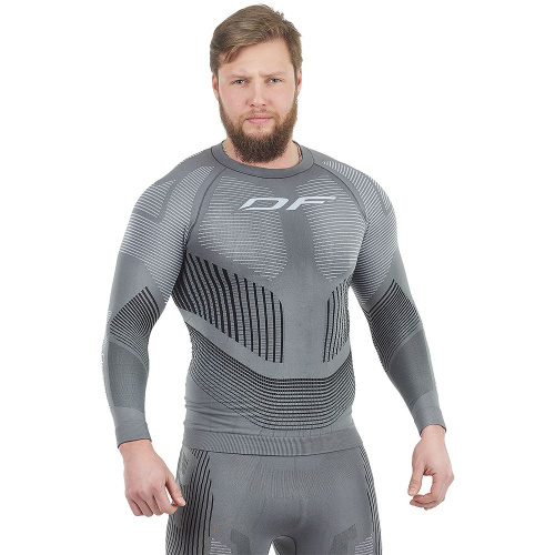 Dragonfly Термофутболка 3DThermo Grey с длинным рукавом в Ярославле