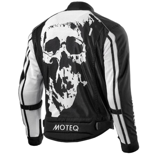 Moteq Мотокуртка текстильная сетка Rebel Черно-белая в Ярославле