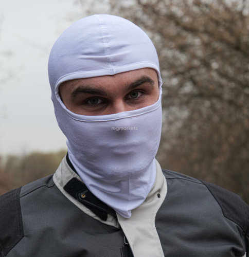 MotoLike Подшлемник Хлопок/Эластан Белый в Ярославле