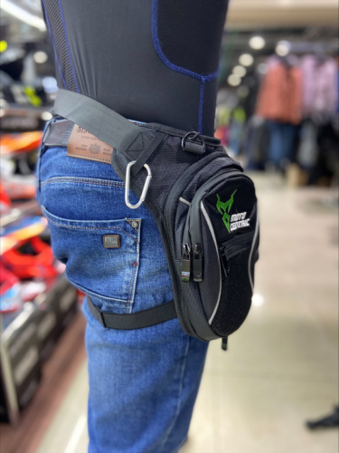 Motolike сумка на пояс зеленая в Ярославле