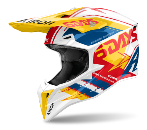 Airoh Мотошлем Wraaap Sixdays Spain 2024 Glossy в Ярославле