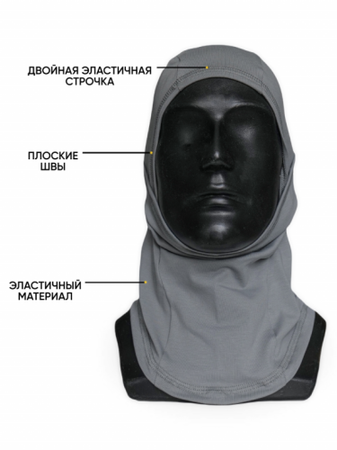 MotoLike Подшлемник Х/Э трансформер Серый в Ярославле