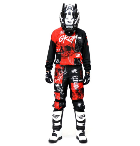 Grom Джерси + штаны MX Religion red в Ярославле