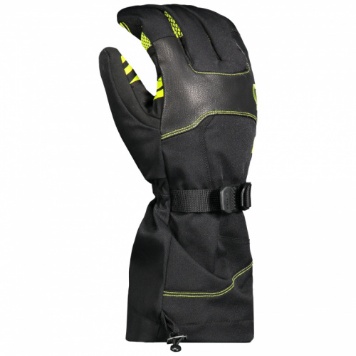 Scott Перчатки Cubrick Black/Lime-green в Ярославле