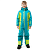 Dragonfly Зимний утепленный комбинезон Gravity Teenager Dark Green - Lime 2025 в Ярославле