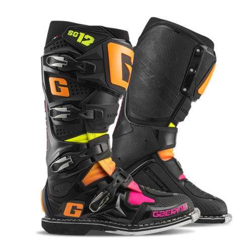 Gaerne Мотоботы SG-12 Black/Orange/Pink в Ярославле