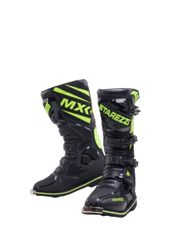 Starezzi Мотоботы Roma Black Fluo Yellow в Ярославле